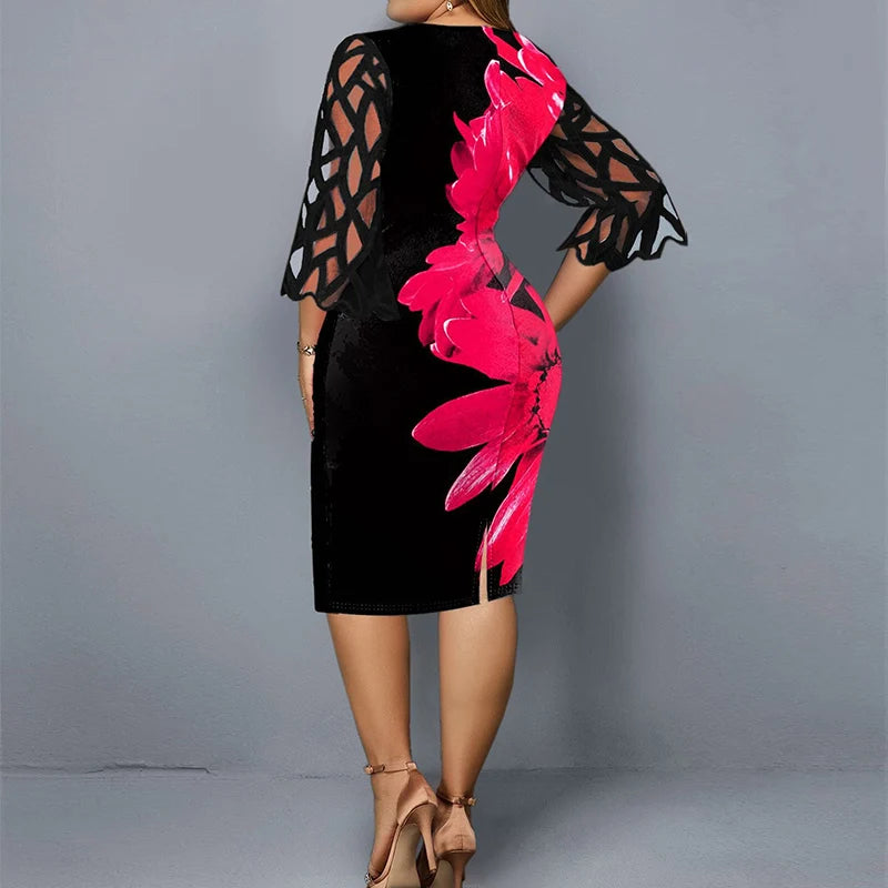 Women's Elegant Fashion Evening Party Dress