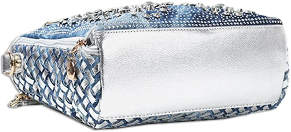 Luxury Women's handbags Shoulder Bag Tote Bag with Diamond Jean Handbag Crystal Crossbody Bag