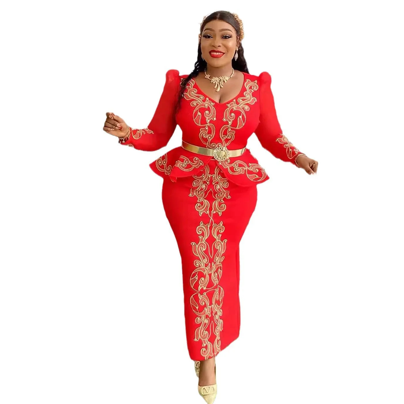 Ankara Style African Dresses Elegant Africa Clothing Dashiki Ankara Outfits Robe