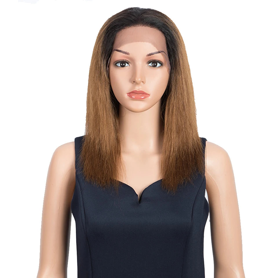 Lace Wig Type: 13*6*1 Wet And Wavy Bob Lace Wig Brazilian Straight Human Hair Wigs