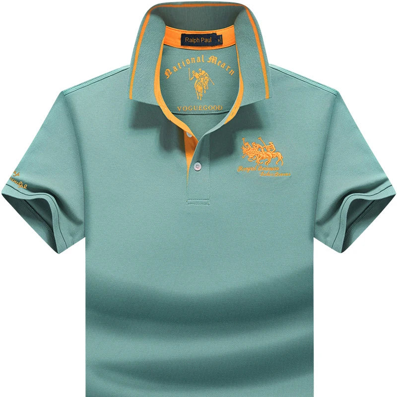 Men's polo shirt short sleeve t-shirt