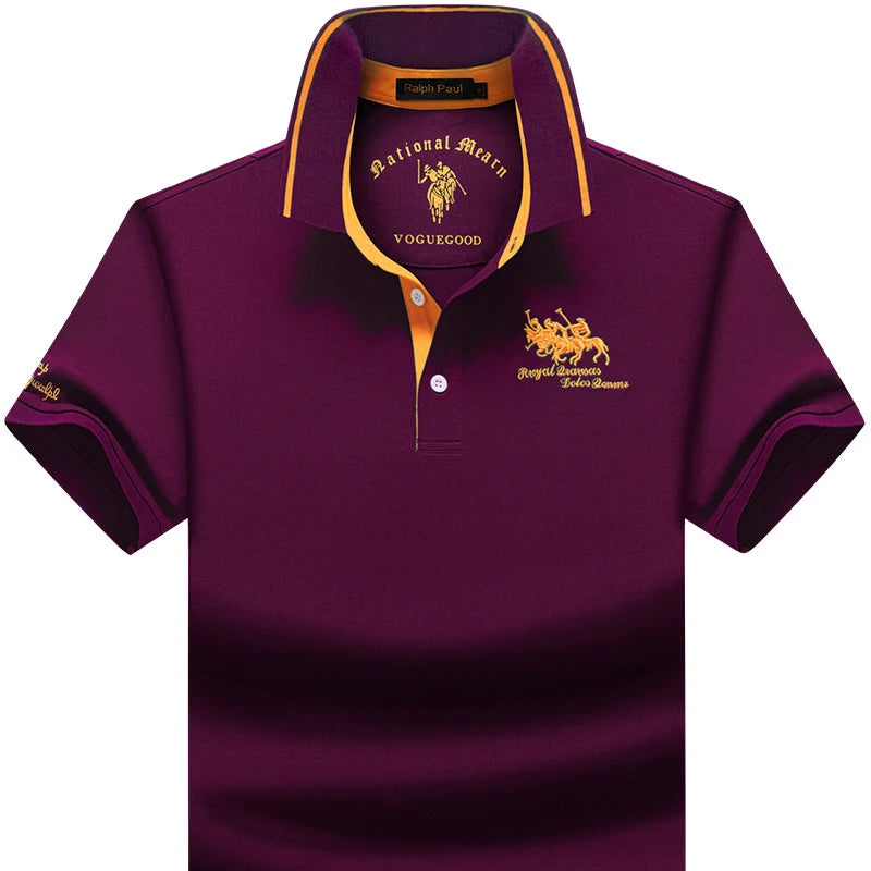 Men's polo shirt short sleeve t-shirt