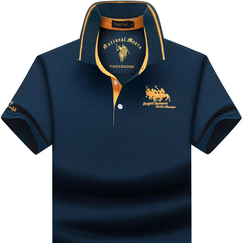 Men's polo shirt short sleeve t-shirt