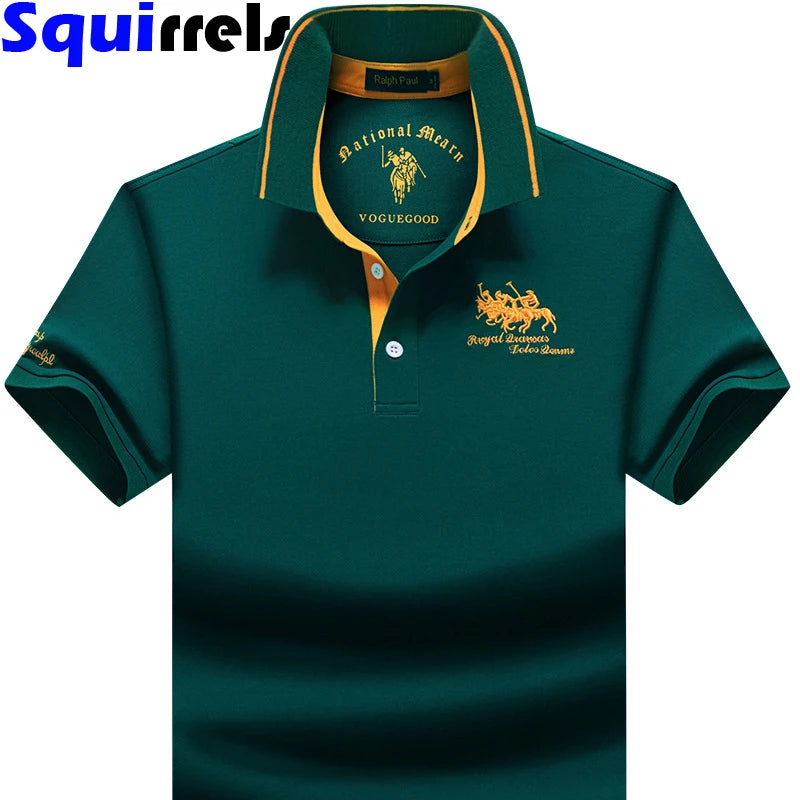 Men's polo shirt short sleeve t-shirt