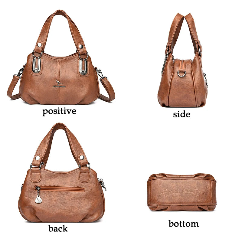 Women's Fashion High Quality Soft Leather Handbags