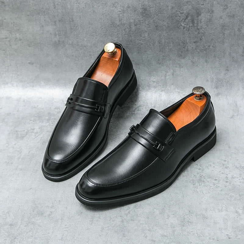 Men's Casual Loafers Driving Leather Shoes