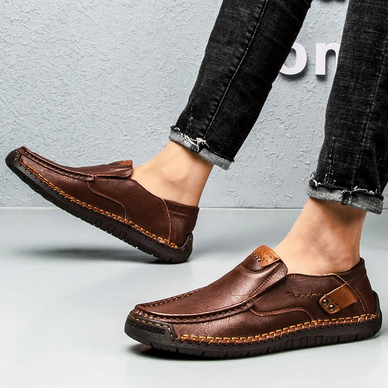 Men Flats Hot Sale Moccasins Walking Shoes