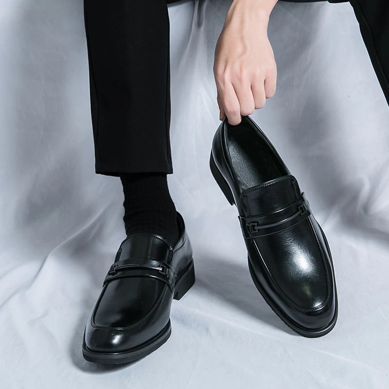 Men's Casual Loafers Driving Leather Shoes