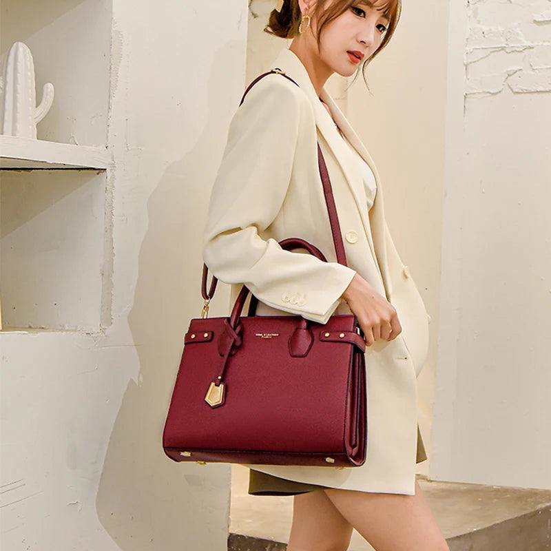 Women Luxury Leather Shoulder Handbags